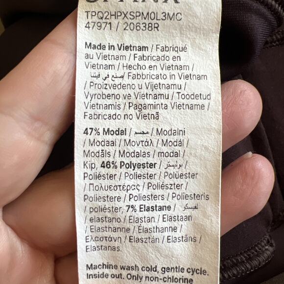 Spanx Air Essentials Long Sleeve Wide Leg Jumpsuit Brown Atheisure Size 1X - Picture 7 of 8